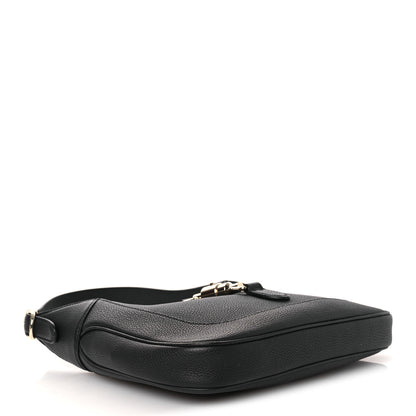 Gucci Grained Calfskin Web Medium Jackie 1961 Hobo Black 3 of 11