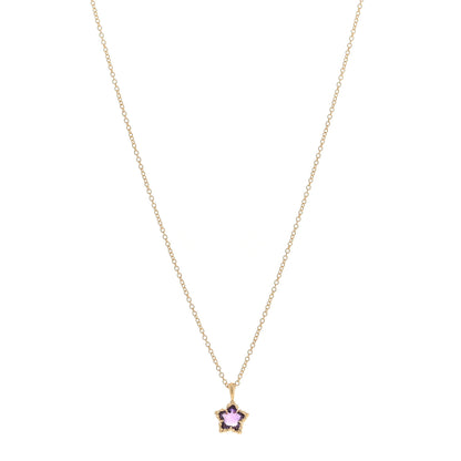 David Yurman 18K Yellow Gold Amethyst Cable Collectibles Kids Star Charm Pendant Necklace 1 of 3