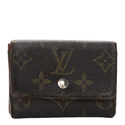 Louis Vuitton Monogram Porte-Monnaie Plat Coin Purse 1 of 11