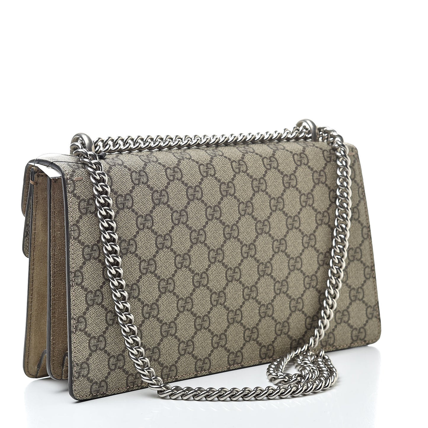 GG Supreme Monogram Small Dionysus Shoulder Bag Taupe