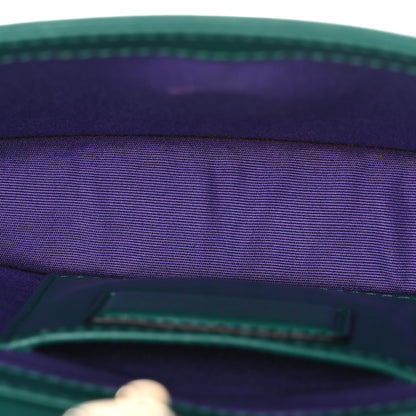 Bulgari Calfskin Serpenti Forever Flap Clutch Emerald Green 6 of 12