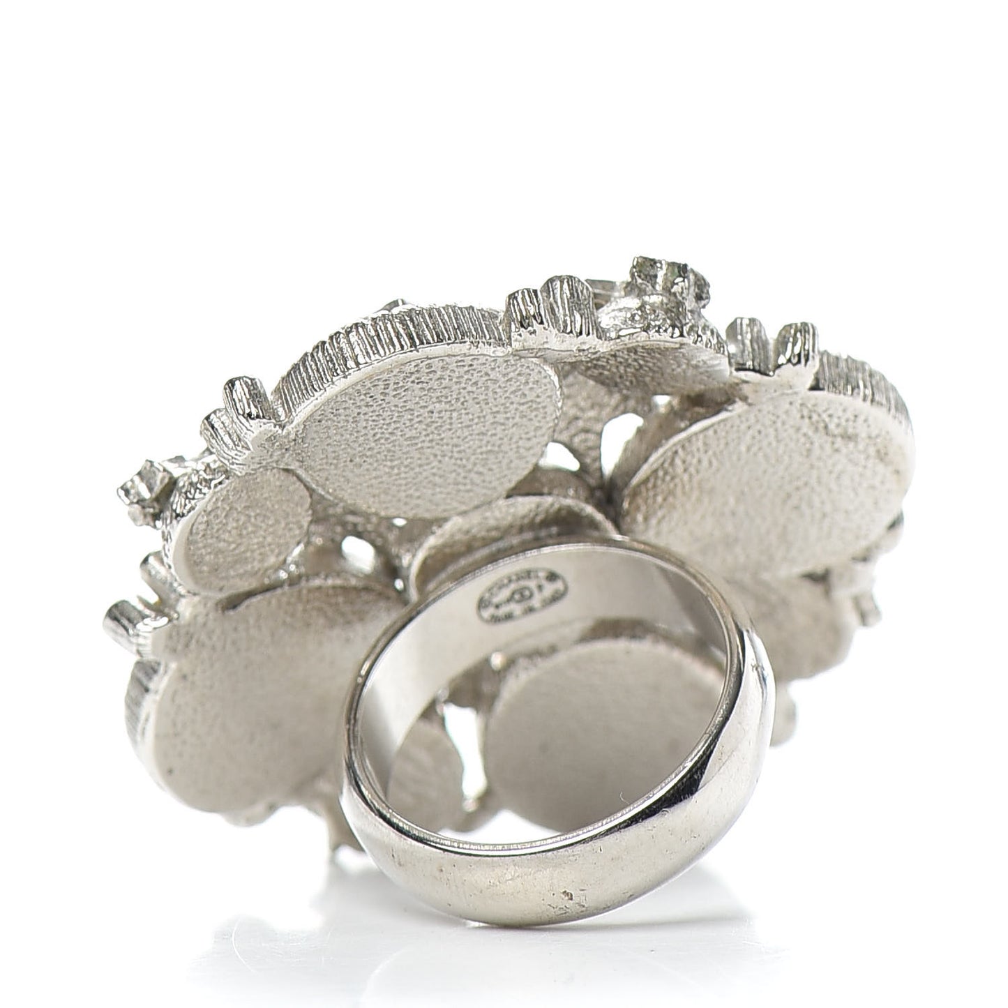 Crystal Pearl Stars CC Ring Ruthenium