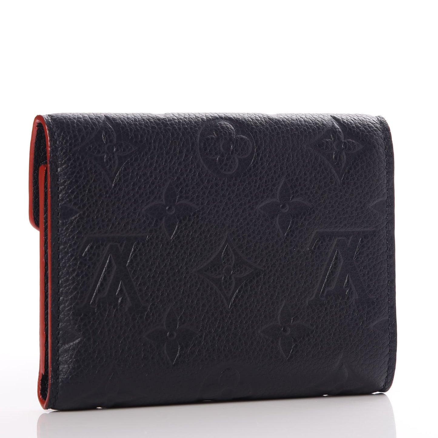 Empreinte Victorine Wallet Marine Rouge