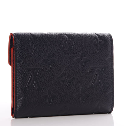 Louis Vuitton Empreinte Victorine Wallet Marine Rouge 3 of 9