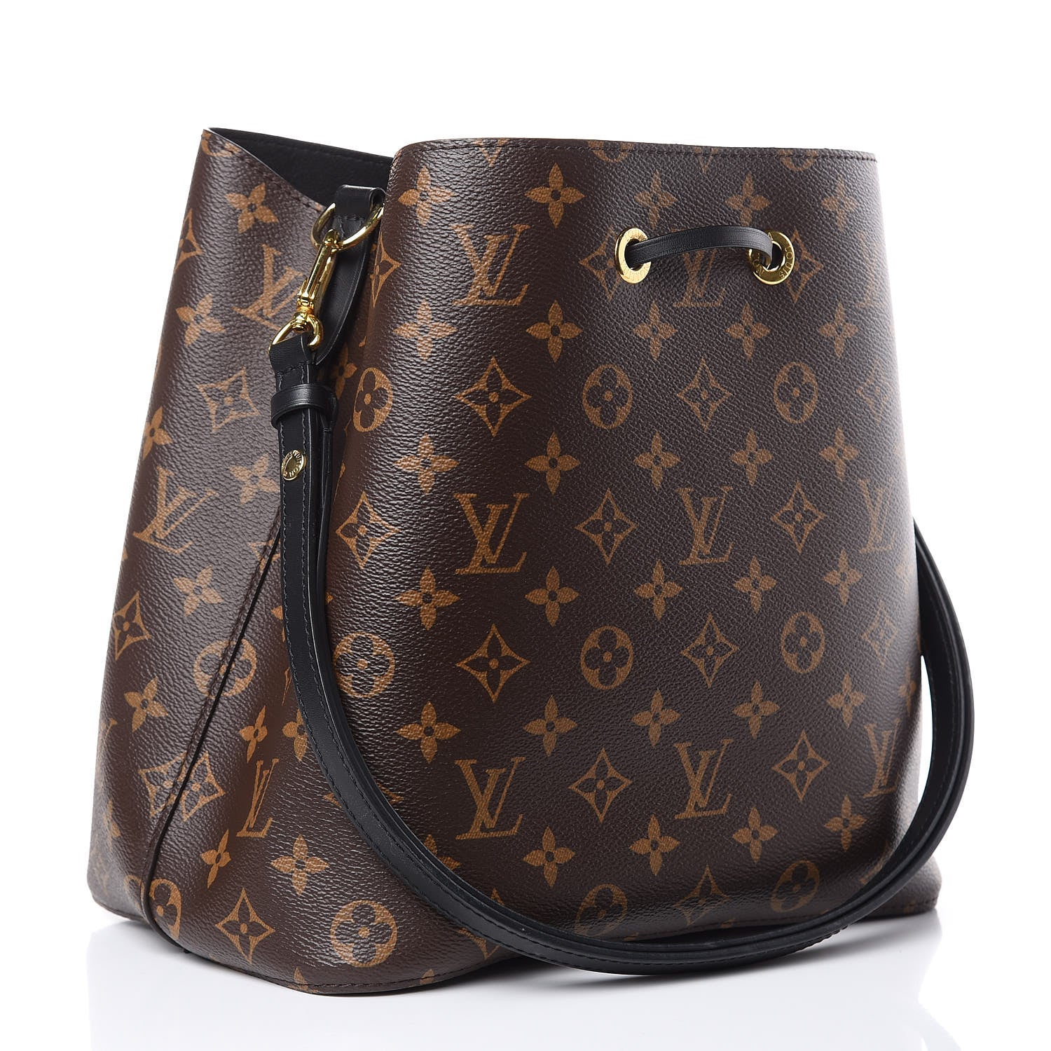 Louis Vuitton Monogram Neonoe MM Black 3 of 9