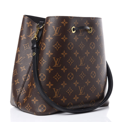 Louis Vuitton Monogram Neonoe MM Black 3 of 9