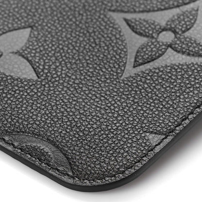 Louis Vuitton Empreinte Monogram Giant Neverfull MM Pochette Black 7 of 7