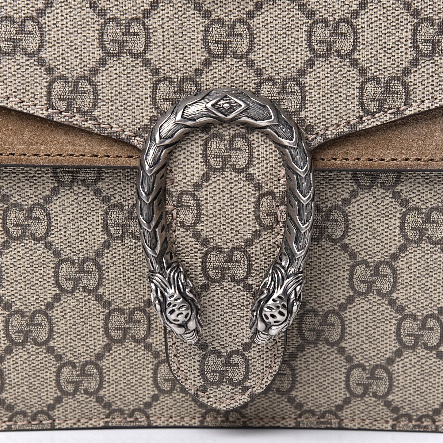 GG Supreme Monogram Mini Dionysus Shoulder Bag Taupe