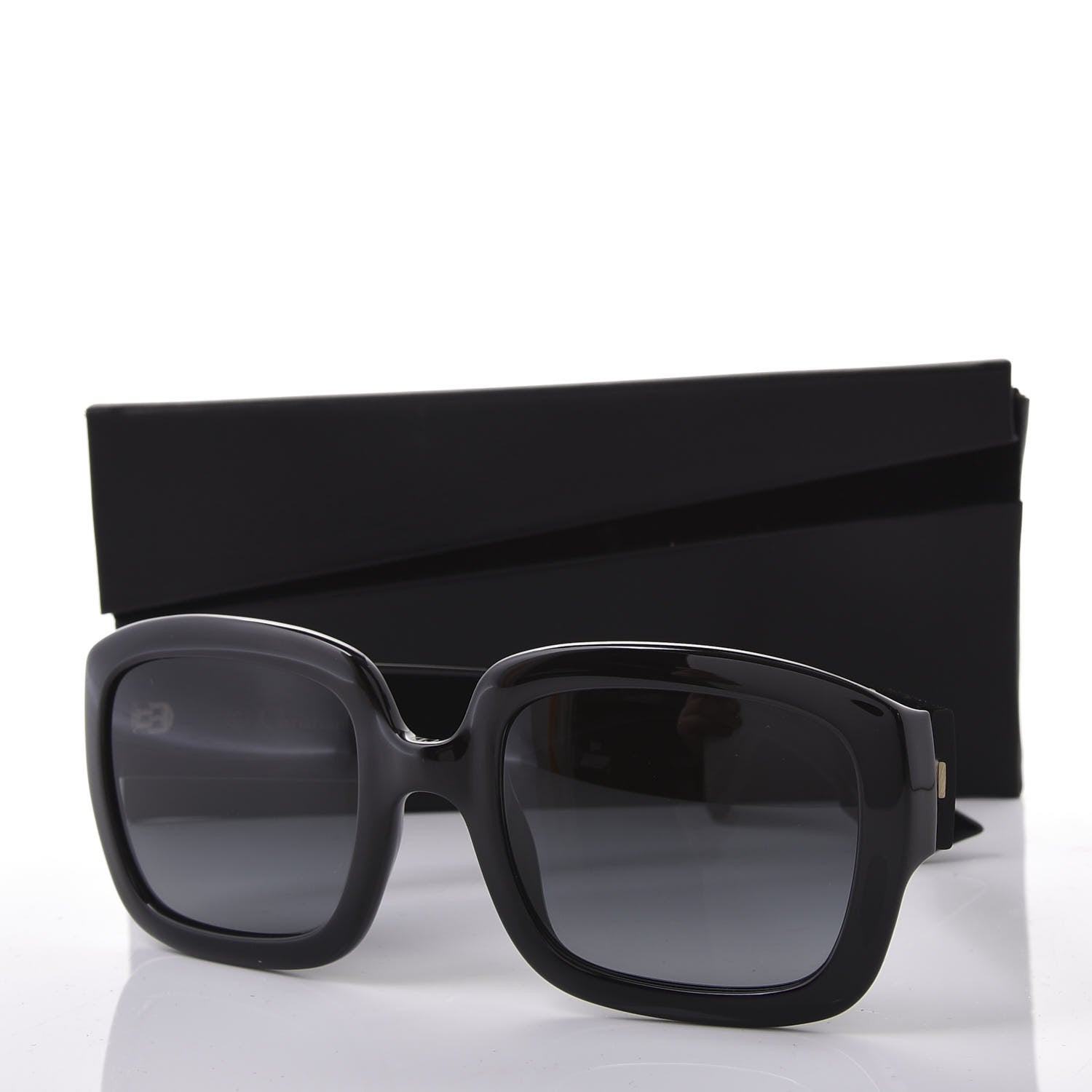 Christian Dior CHRISTIAN Acetate D Dior Sunglasses Black 10 of 10