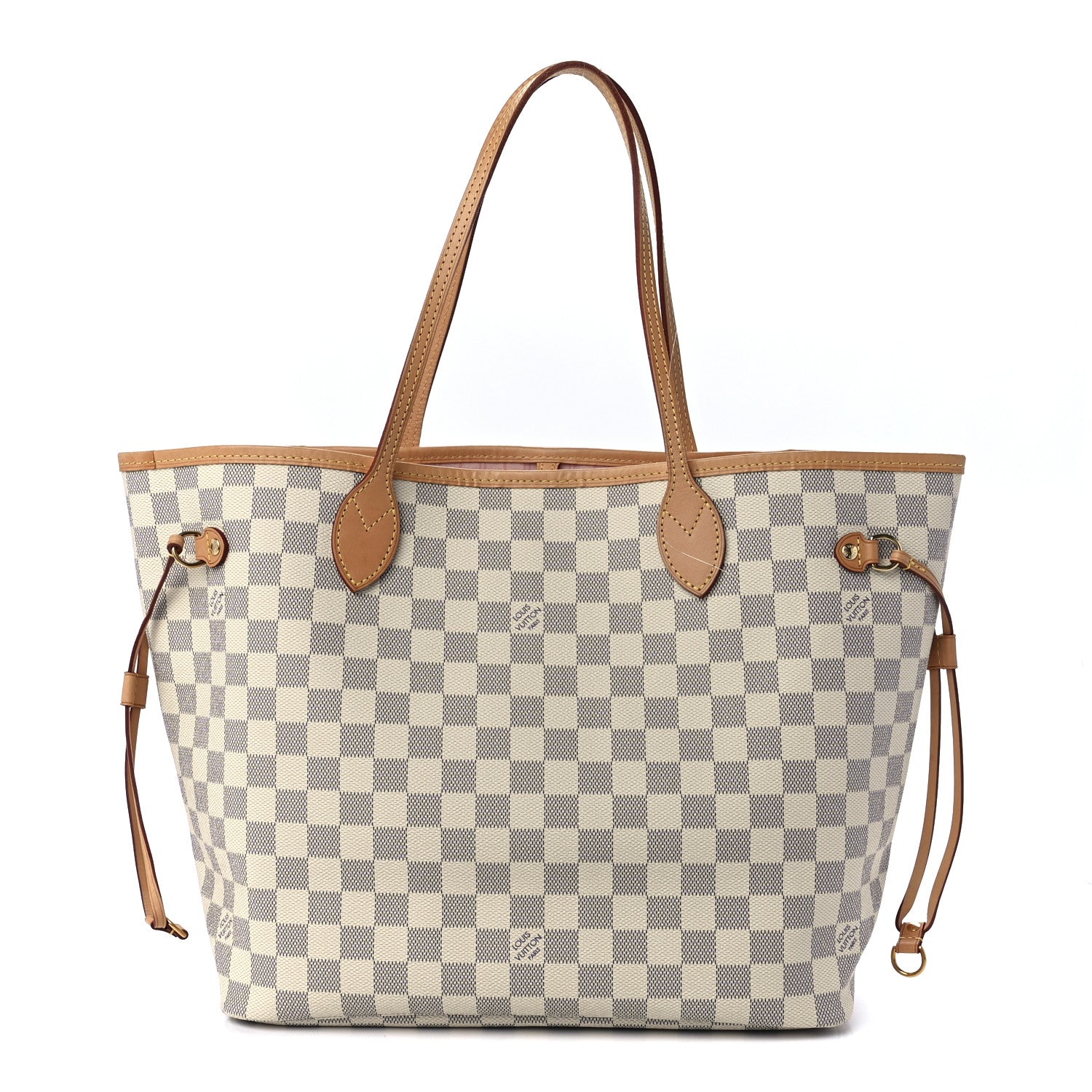 Louis Vuitton Damier Azur Neo Neverfull MM Rose Ballerine 1 of 11