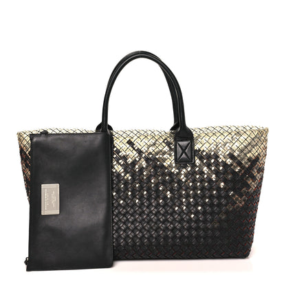 Bottega Veneta Nappa Intrecciato PVC Medium Cabat Black 1 of 10