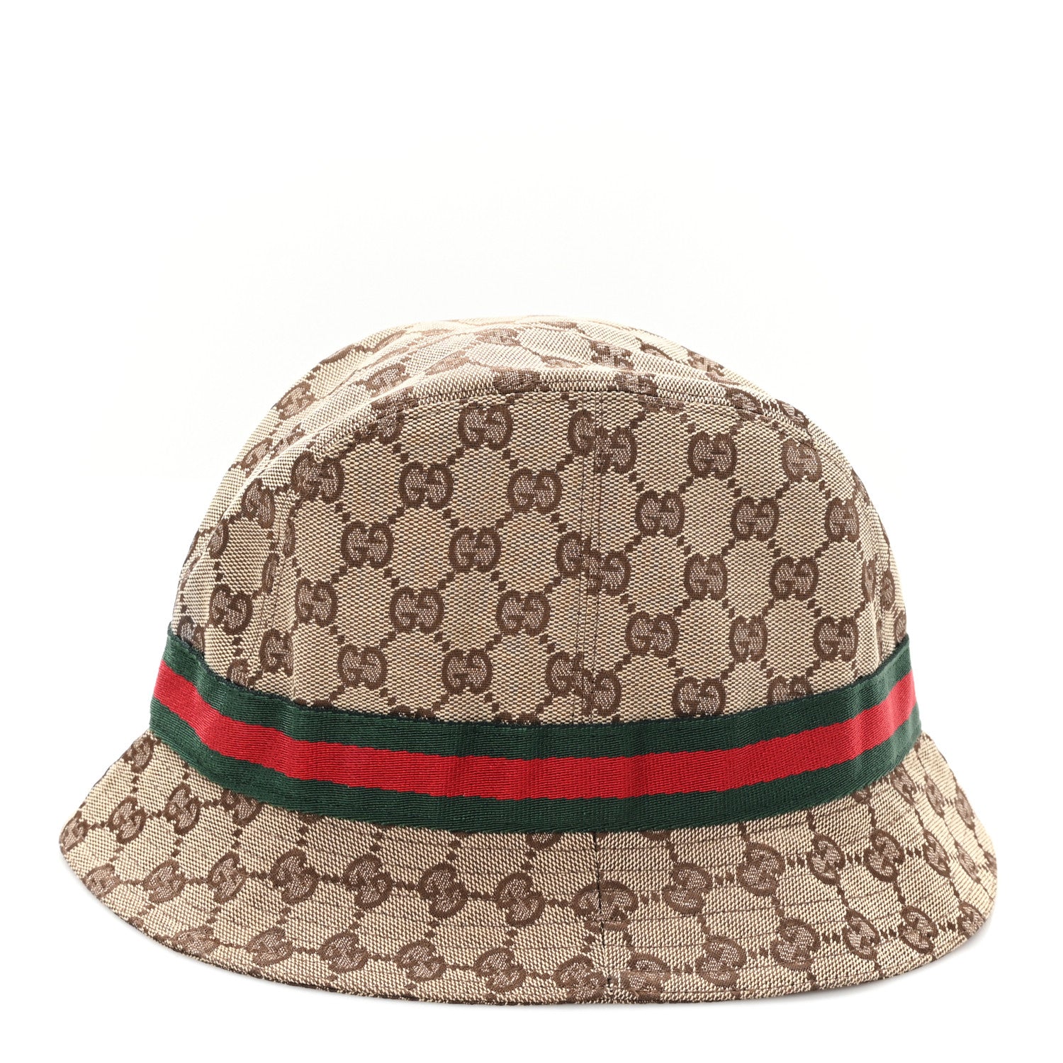 Gucci Monogram Web Bucket Hat M Brown 6 of 11