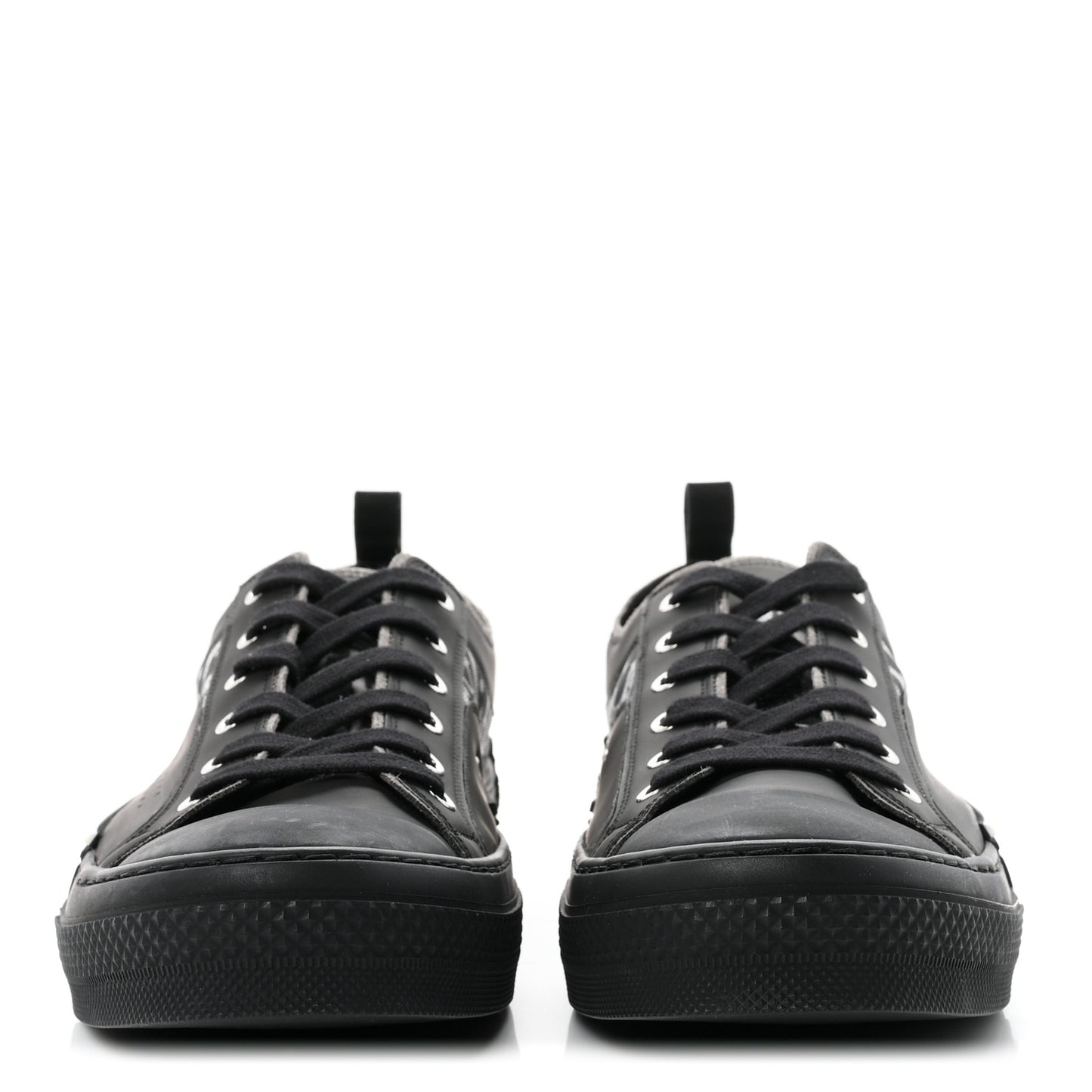 Technical Canvas Oblique Mens B23 Low Top Sneakers 45 Black