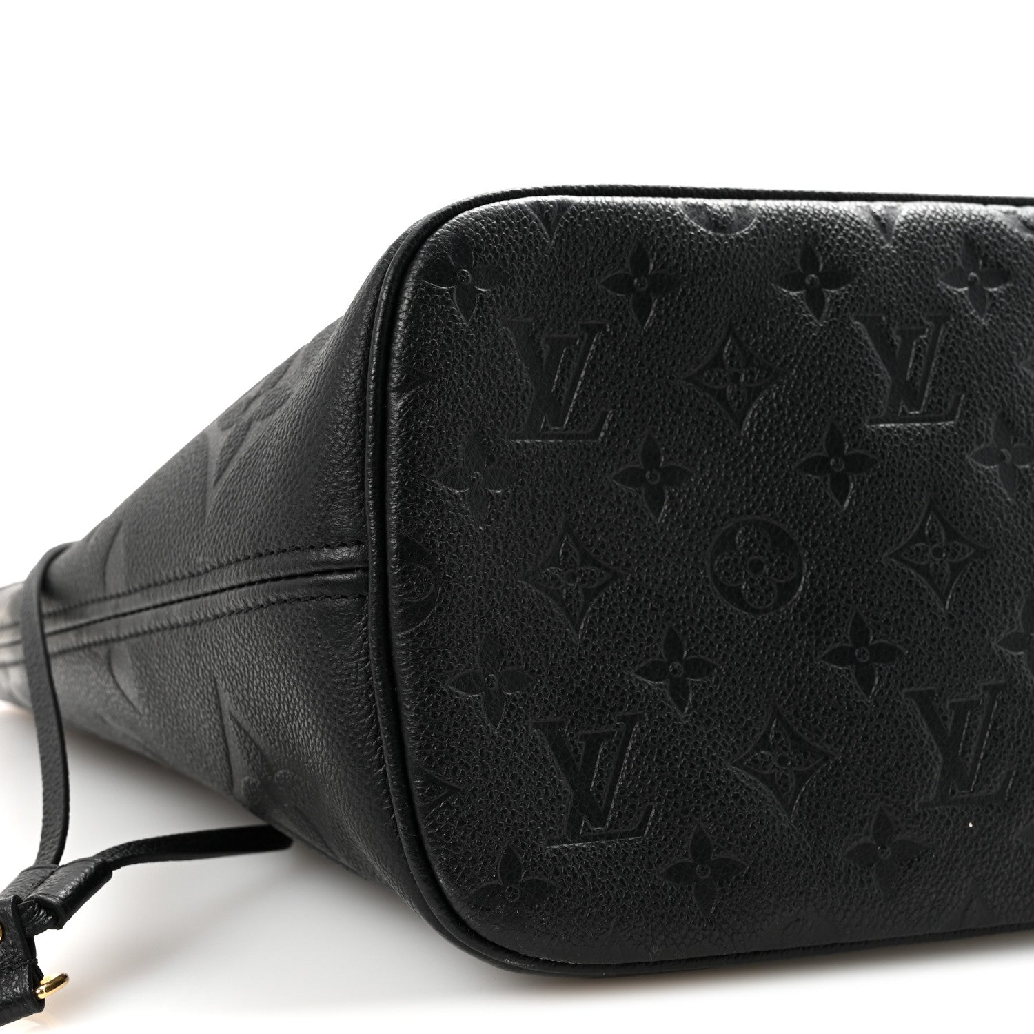 Louis Vuitton Empreinte Monogram Giant Neverfull MM Black 9 of 10