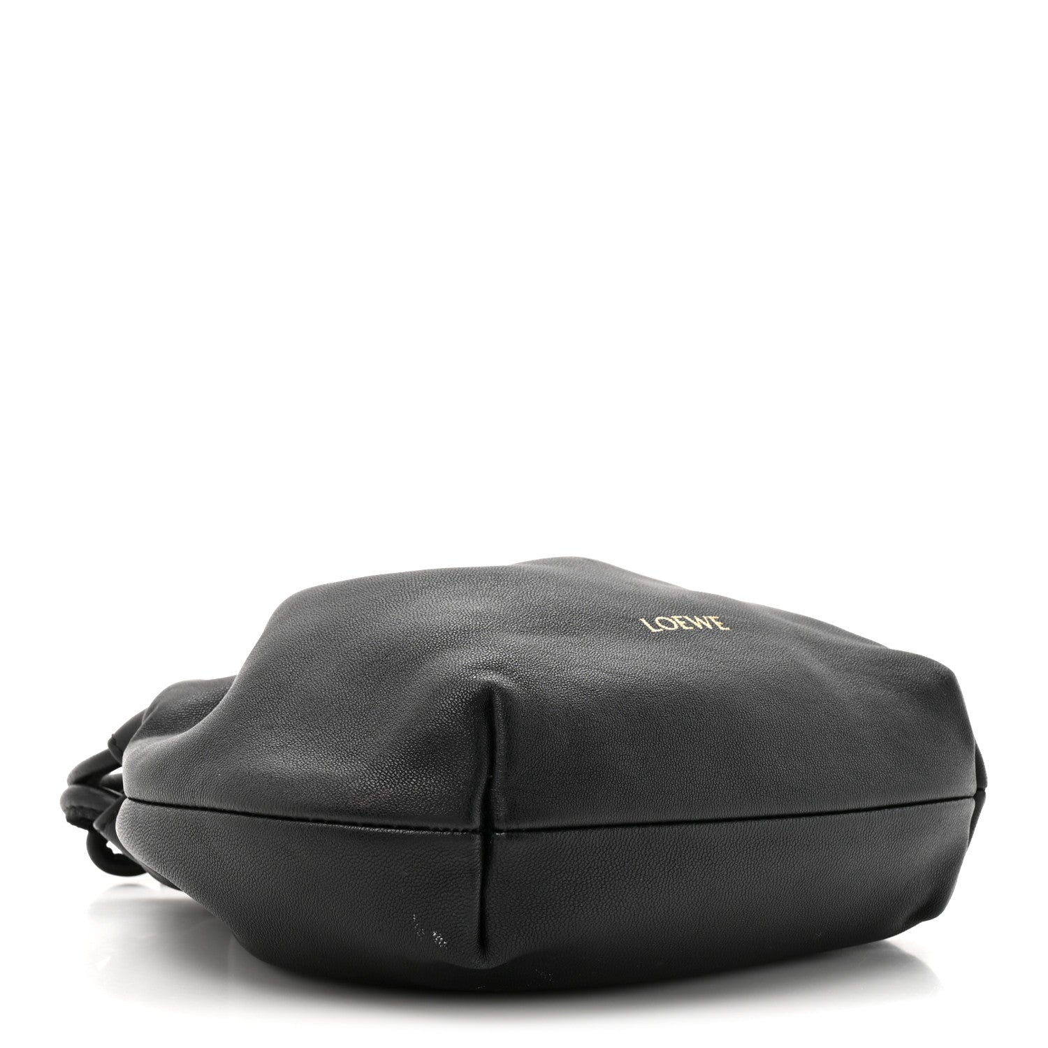Loewe Mellow Nappa Donut Chain Mini Flamenco Knot Clutch Black 4 of 11