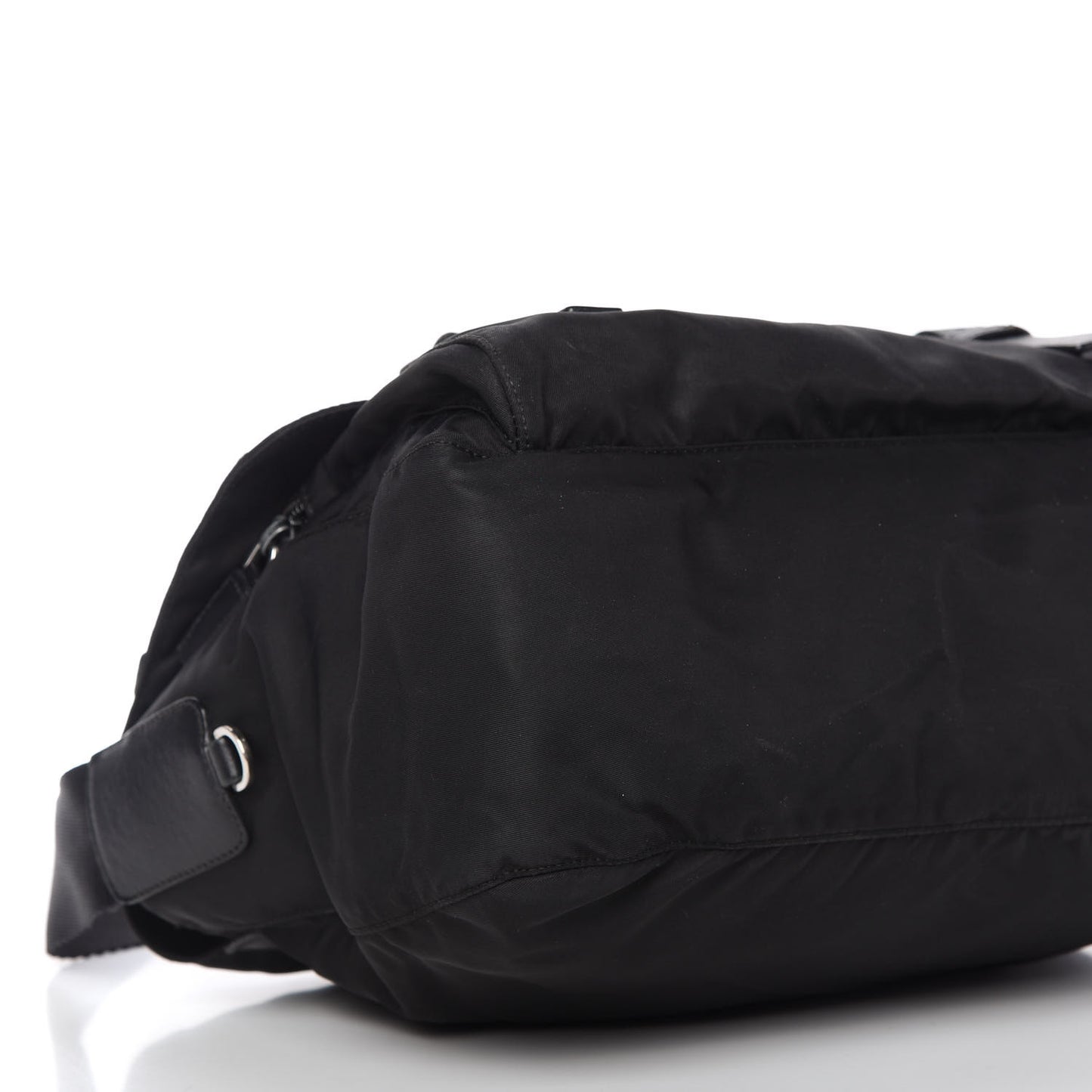 Tessuto Nylon Vela Messenger Bag Black