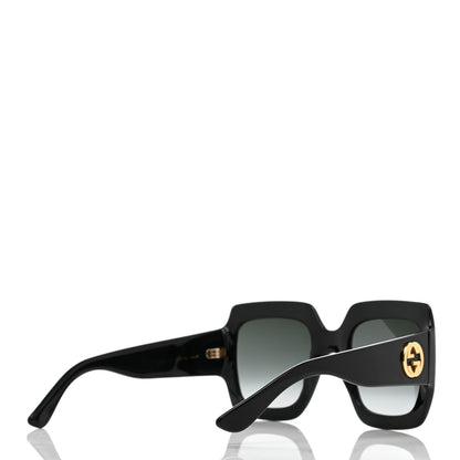 Gucci Acetate Square Frame Sunglasses GG0053S Black 4 of 8