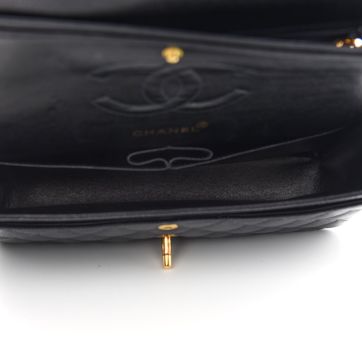 Chanel Caviar Quilted Medium Double Flap Black 4 of 10