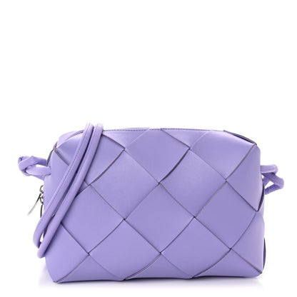 Bottega Veneta Lambskin Maxi Intrecciato Small Cassette Camera Bag Wisteria 1 of 9