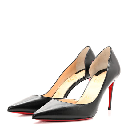 Christian Louboutin Shiny Nappa Iriza 85 Pumps 37.5 Black 3 of 13
