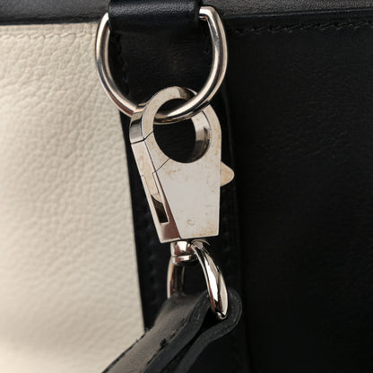 Hermes Evercolor Tri-Color Toolbox 20 White Black Jaune Poussin 23 of 24