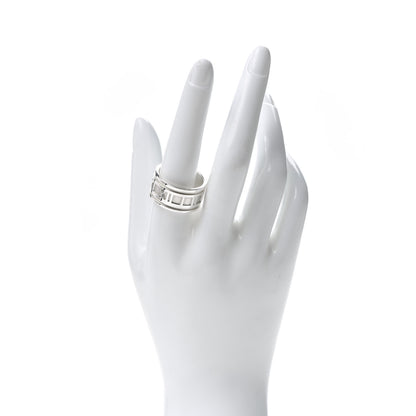 Tiffany Sterling Silver 12mm Atlas Band Ring 63 10.25 2 of 5