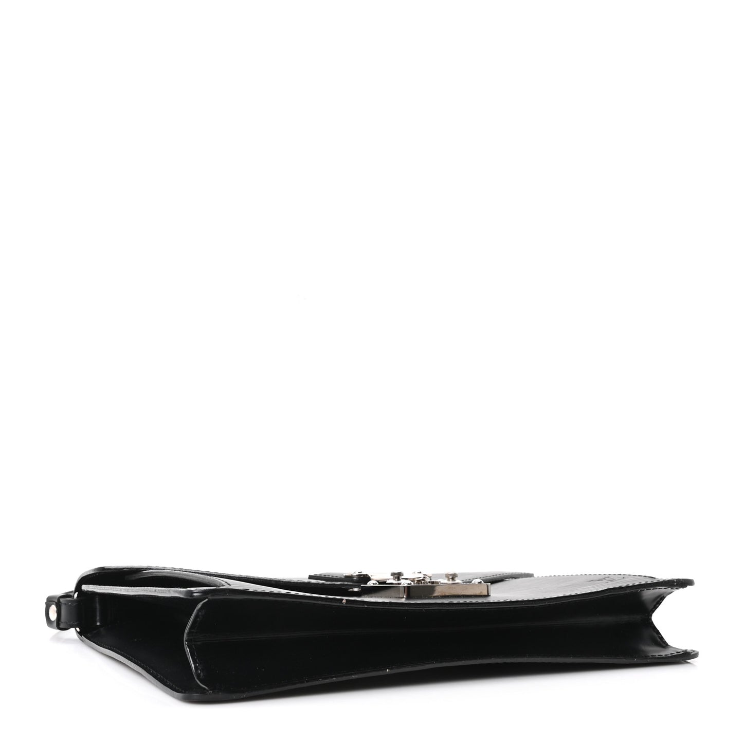 Epi Pochette Sellier Dragonne Clutch Black