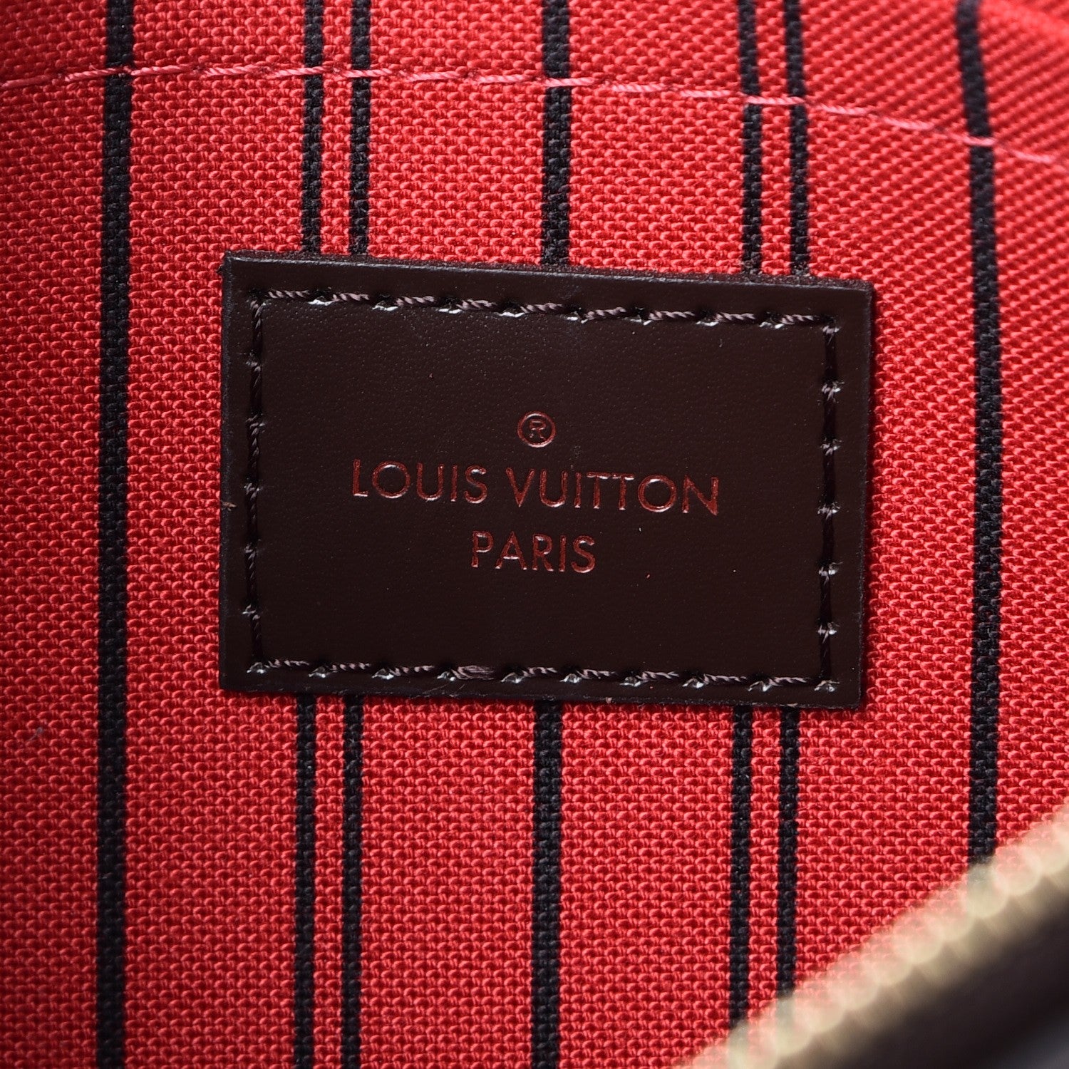 Louis Vuitton Damier Ebene Neverfull MM GM Pochette 6 of 8