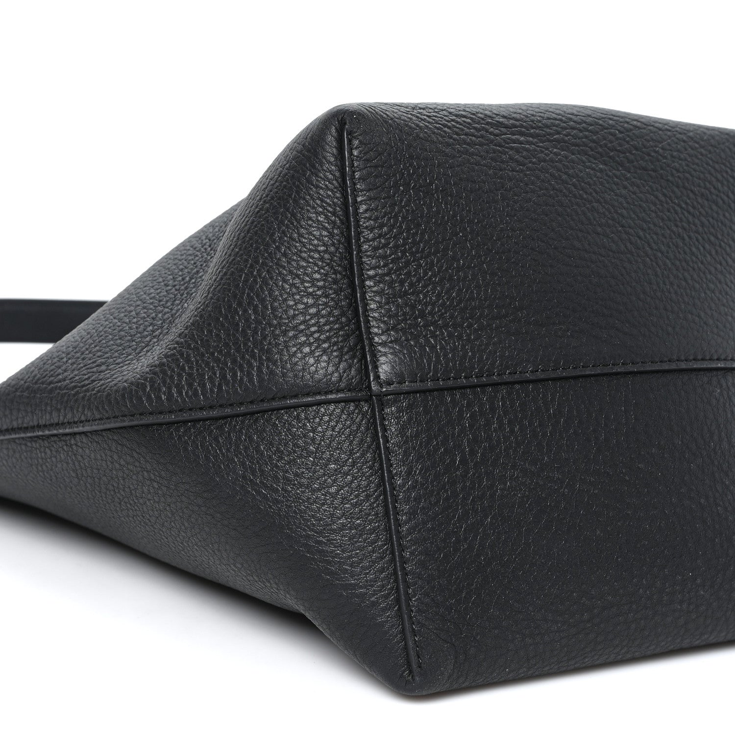 The Row Grained Calfskin Medium N/S Park Tote Black 8 of 10