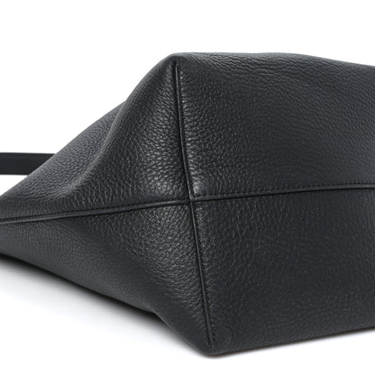 The Row Grained Calfskin Medium N/S Park Tote Black 8 of 10