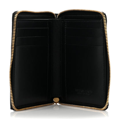 Bottega Veneta Nappa Maxi Intrecciato Zip Around Wallet Black 5 of 6