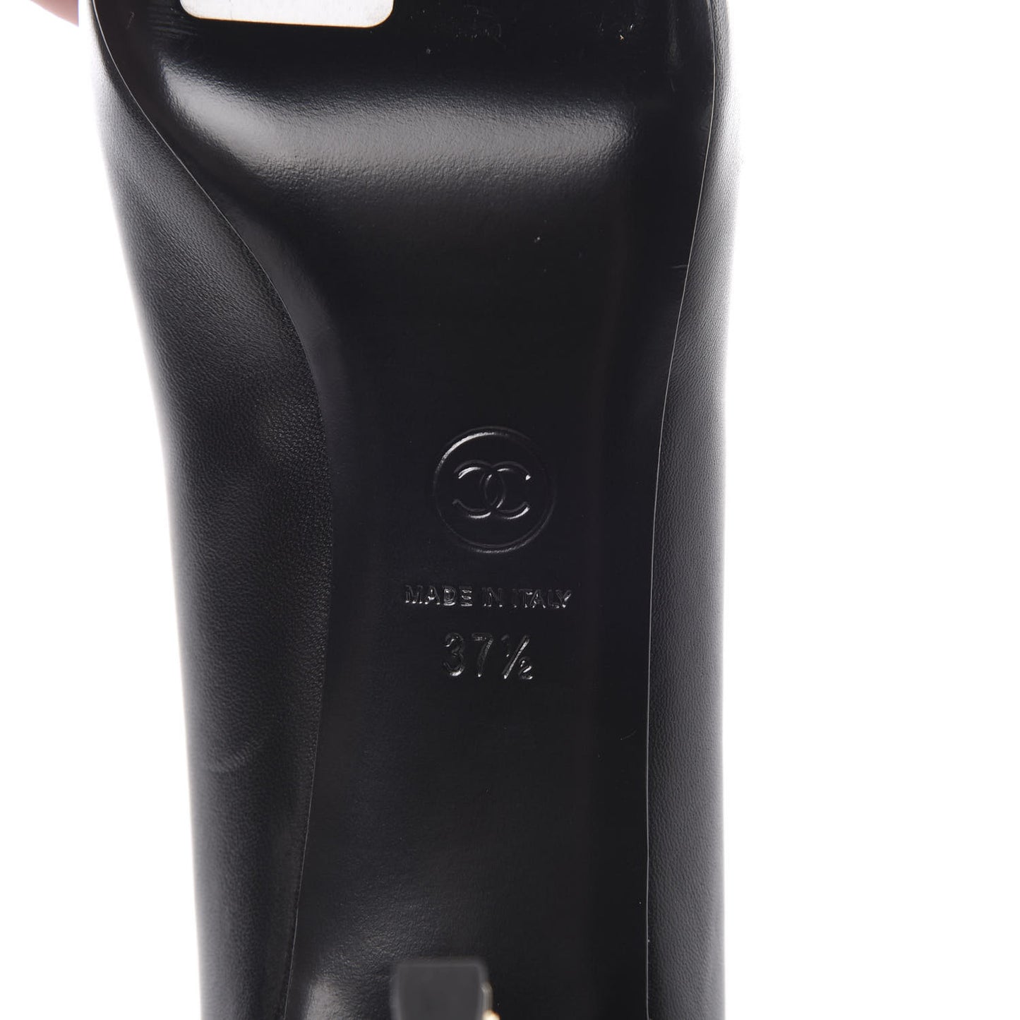 Lambskin CC Pumps 37.5 Black