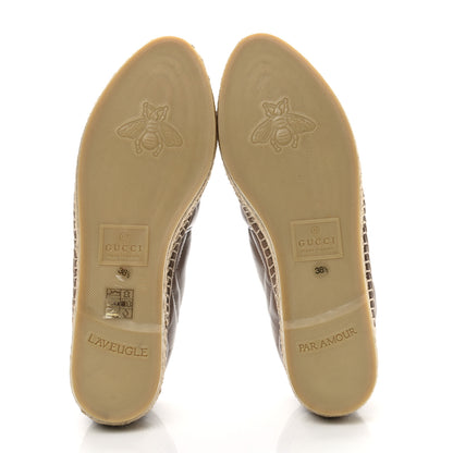 Gucci Nappa Matelasse GG Marmont Espadrilles 38.5 Porcelain Rose 5 of 11