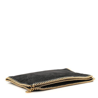 Stella McCartney Shaggy Deer Falabella Fold Over Clutch Black 4 of 10