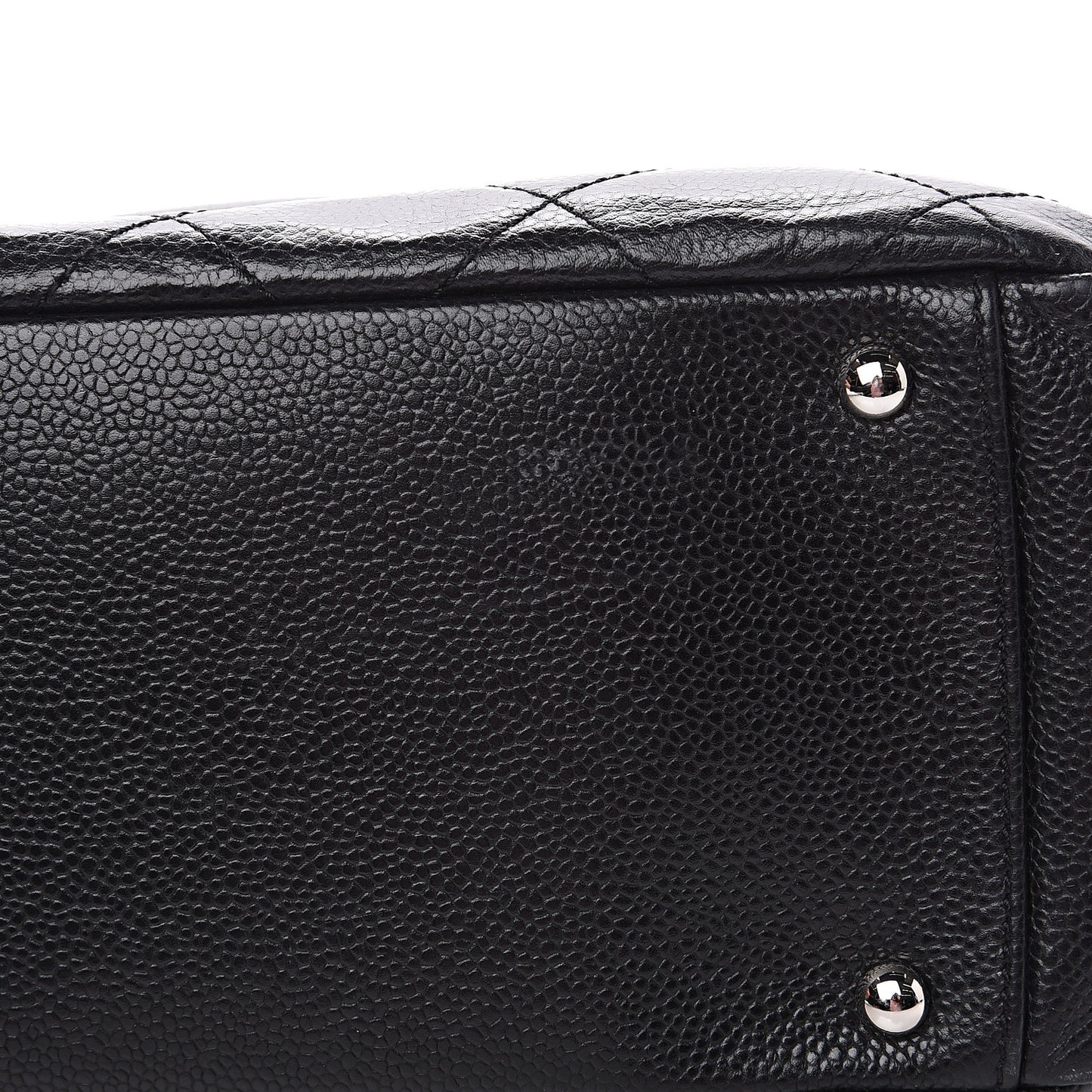 Caviar Quilted Timeless CC Soft Tote Black