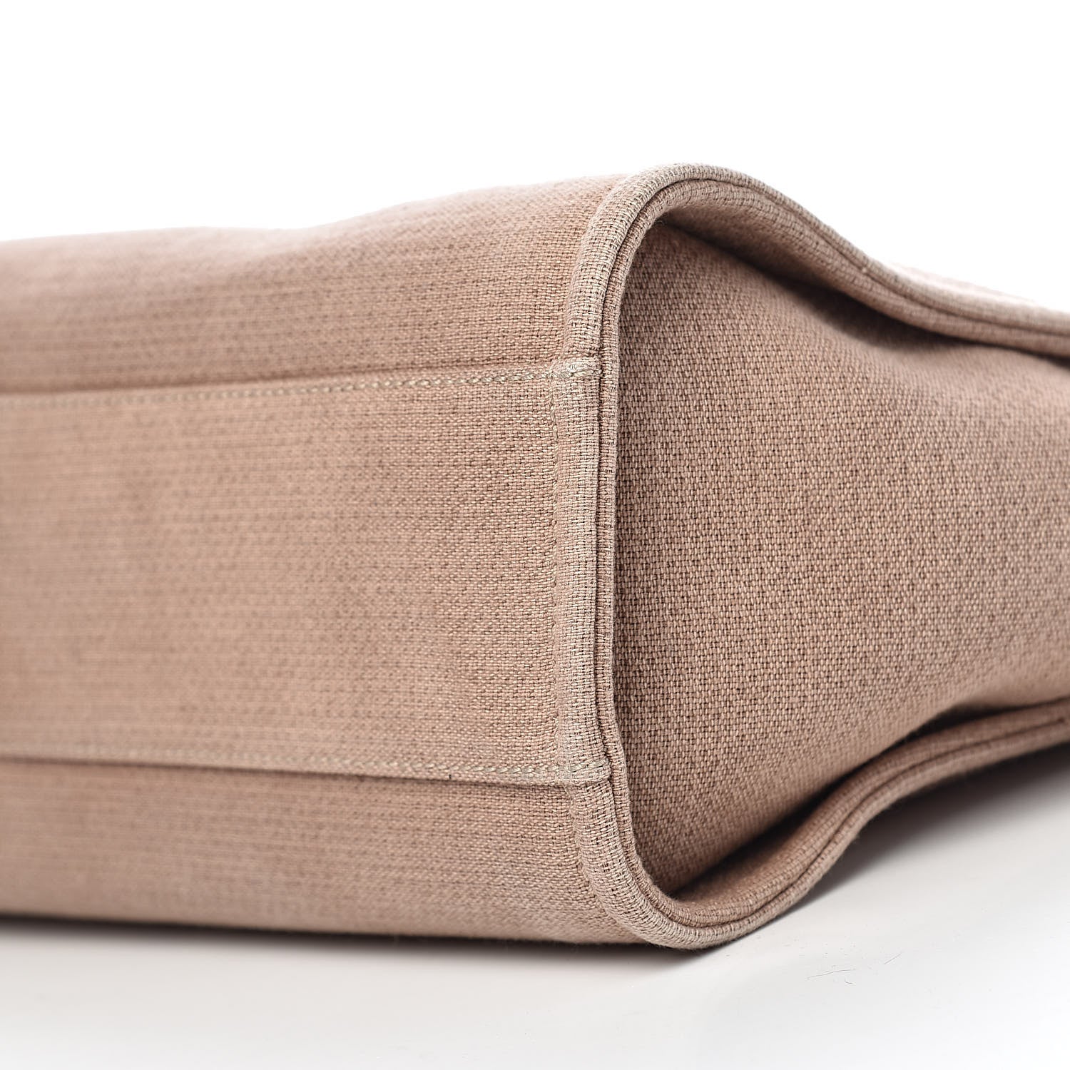 Chanel Canvas Small Deauville Tote Beige 9 of 11