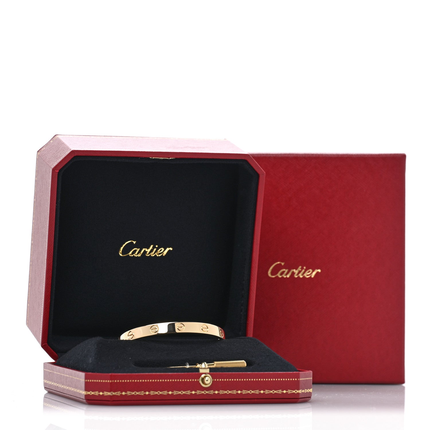Cartier 18K Yellow Gold Love Bracelet 16 7 of 7
