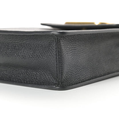 Valentino Garavani Calfskin Vlogo Phone Pouch Black 9 of 12