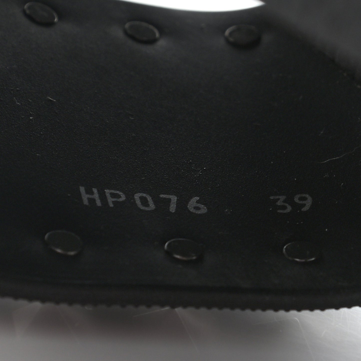 Rubber Rockstud Slide Sandals 39 Black