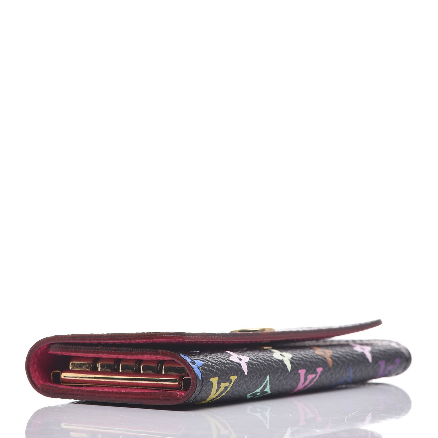 Monogram Multicolor Multicles 4 Key Holder Black Grenade
