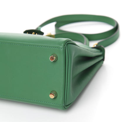 Hermes Swift Kelly Retourne 25 Vert Vertigo 11 of 12