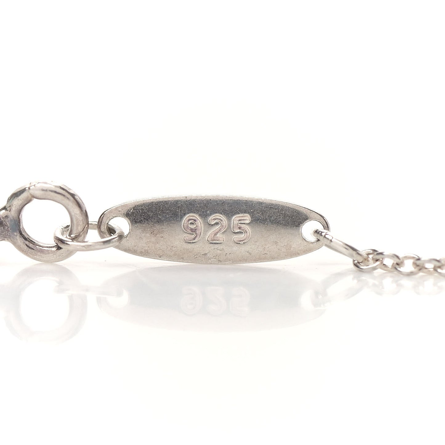 Sterling Silver 16mm Elsa Peretti Cross Pendant Necklace