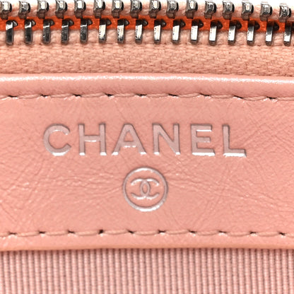 Chanel Iridescent Lambskin Calfskin Quilted Small Gabrielle Clutch With Chain Light Pink 7 of 13