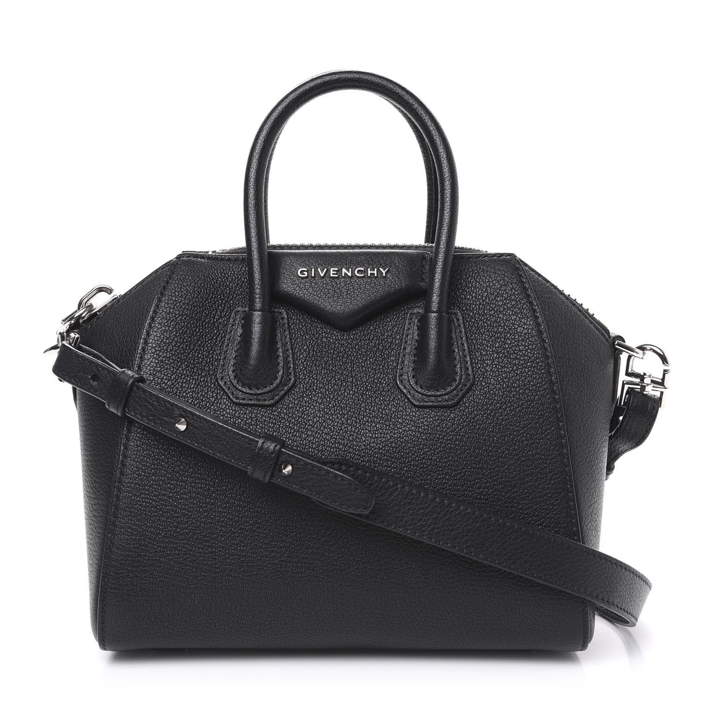 Sugar Goatskin Mini Antigona Black