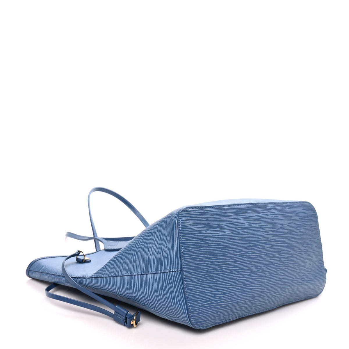 Louis Vuitton Epi Neverfull MM Denim Blue 5 of 10