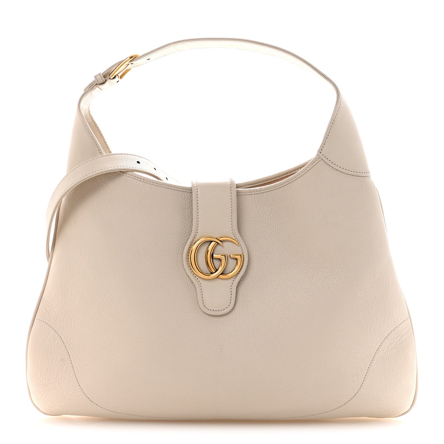 Goatskin Medium Aphrodite Shoulder Bag Mystic White