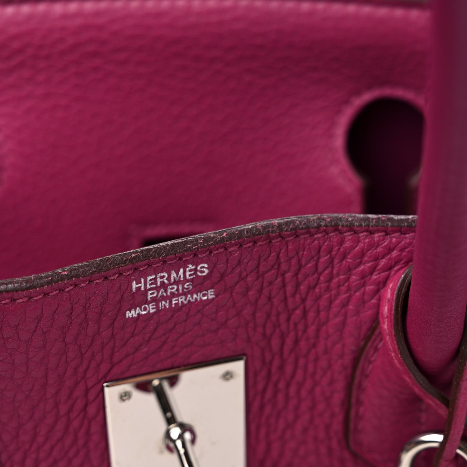 Hermes Taurillon Clemence Birkin 30 Tosca 8 of 16