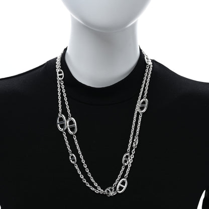 Hermes Sterling Silver Farandole Necklace 120 3 of 5