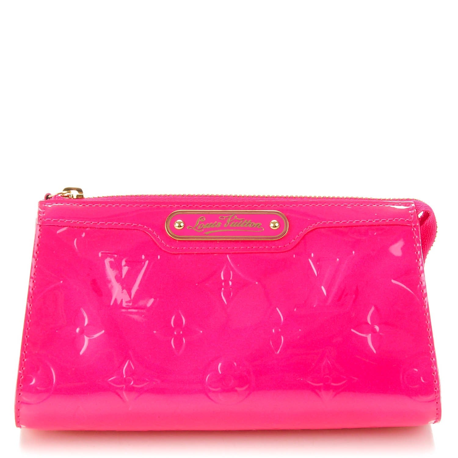 Louis Vuitton Vernis Trousse Cosmetic Pouch Rose Pop 1 of 7