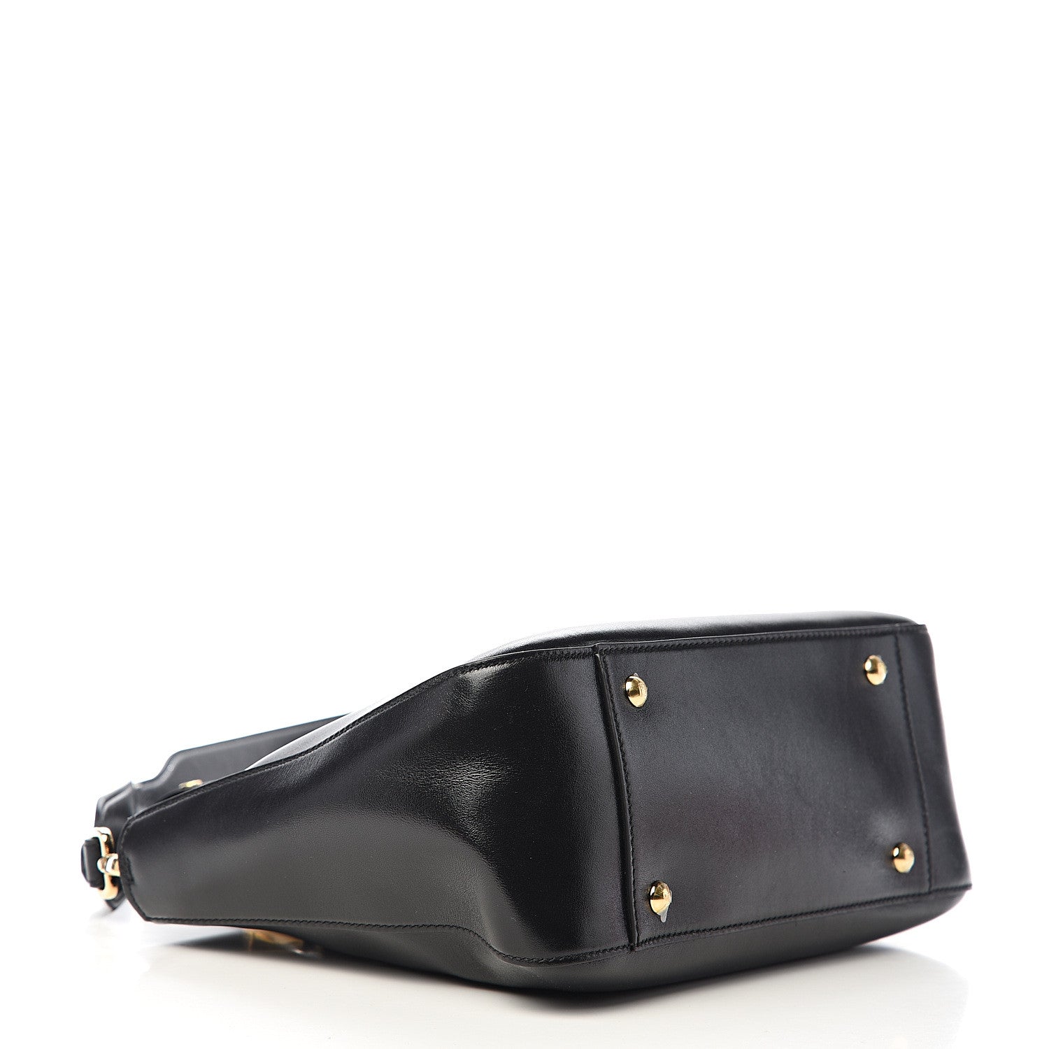 Fendi Vitello Glacier Small FF Tote Black 3 of 9